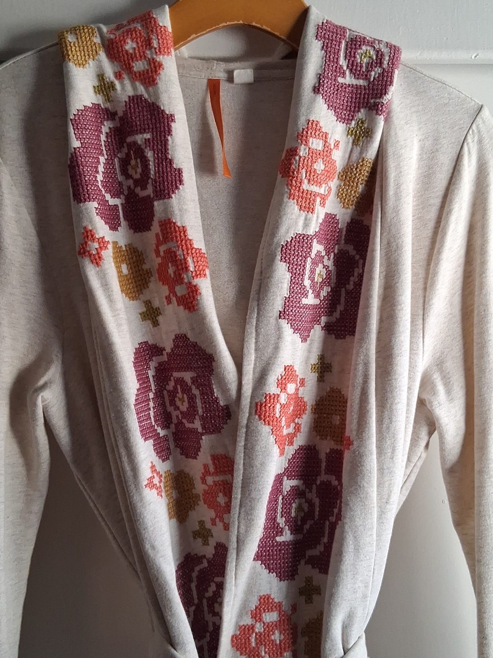 Anthropologie Saturday Sunday Boho Floral Hoodie Cardigan Sweater S - Picture 3 of 10
